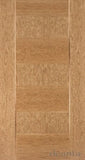 HP32 Contemporary Solid Oak Fire Door
