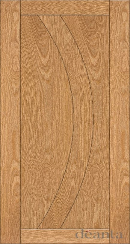 HP35 Minimal & Modern Styled Oak Fire Door