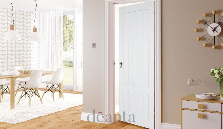 HP38 Traditional Style Primed Fire Door Door