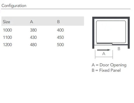 Merlyn Ionic Source Sliding Door