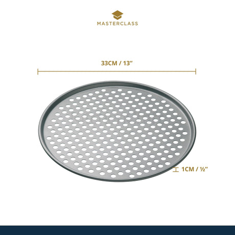MasterClass Non-Stick 33cm Pizza Baking Pan│KCMCHB14