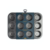 MasterClass Non-Stick 12 Hole Deep Baking Pan│KCMCHB7