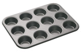 MasterClass Non-Stick 12 Hole Deep Baking Pan│KCMCHB7