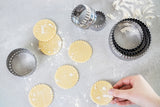 KitchenCraft Set of 6 Double Edged Biscuit / Pastry Cutters│KCPASTRY6SS