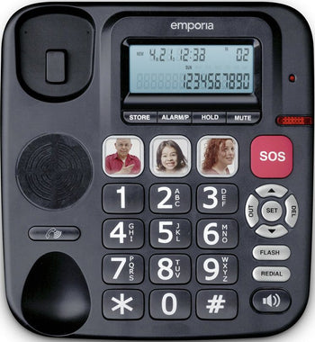 Emphoria  Big Button SOS Desk Phone │KFT19-SOS
