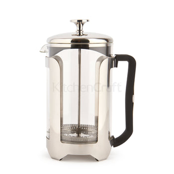 La Cafetiere Roma Cafetiere 12 Cup Stainless Steel Finish│LCROMA12CPSIL