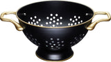 MasterClass 24cm Stainless Steel Matt Black & Brass Colander│MCBRSCOL