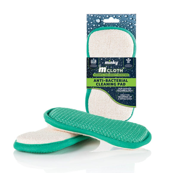 Minky M-Cloth Non-Scratch Anti-Bacterial Cleaning Pad | MNK320460