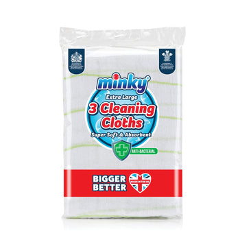 Minky Anti-Bacterial Cleaning Cloths | MNK322181