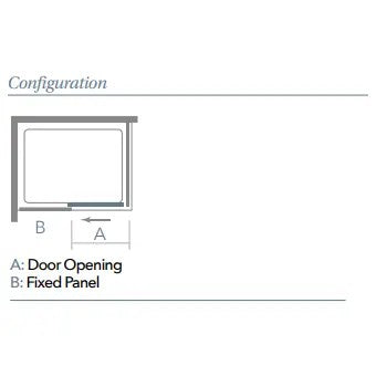 Merlyn 8 Series Frameless Sliding Shower Door