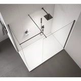 Merlyn Black Frameless Wetroom Panel