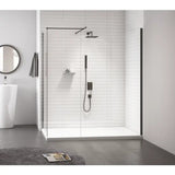 Merlyn Black Frameless Wetroom Panel