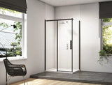 Merlyn Black Sliding Shower Door