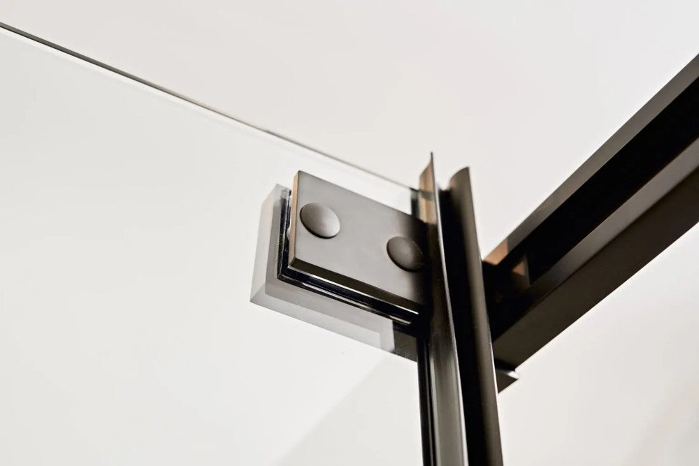 Merlyn Black Sliding Shower Door