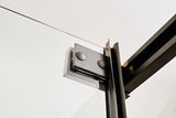 Merlyn Black Sliding Shower Door