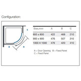 Merlyn Mbox 1 Door Quadrant