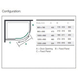 Merlyn Mbox 2 Door Offset Quadrant