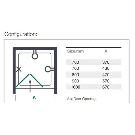 Merlyn Mbox Bifold Shower Door