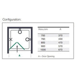 Merlyn Mbox Bifold Shower Door