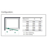 Merlyn Mbox Pivot Shower Door