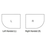 Merlyn Touchstone Standard Offset Quadrant Tray