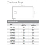 Merlyn Truestone Rectangular Shower Tray