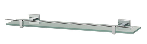N280101 Mezzo Glass Shelf Chrome │N403001