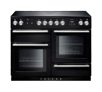 Rangemaster Nexus 110cm Induction Range Cooker - Black/Chrome│NEX110EIBL/C