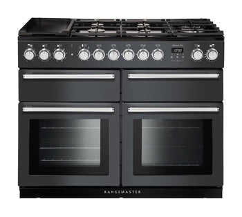 Rangemaster Nexus SE 110cm Dual Fuel Range Cooker - Slate/Chrome│NEXSE110DFFSL/C