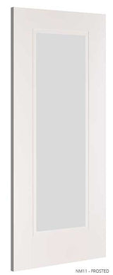 NM11GF Minimal & Traditional Styled Glazed Primed Door