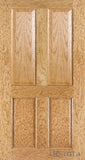 NM5 Shaker Style Oak Fire Door
