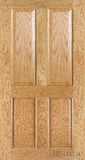 NM4 Classic 4 Panel Oak Fire Door