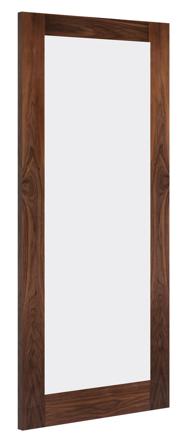 NM6GC Walnut Shaker Style Glazed Door