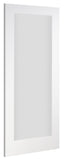 NM6GF Glazed Shaker Style Primed Door - Frosted