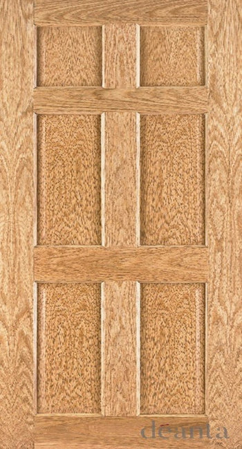 NM8 Classic 6 Panel Oak Fire Door