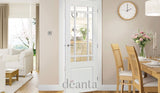 NM9GB Glazed Traditional Style Primed Door