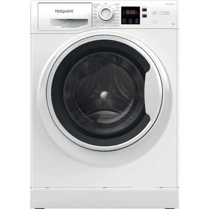 Hotpoint 8kg 1400 Spin Washing Machine-White | NSWA 845C WW UK N