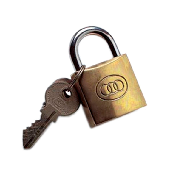 Premier 32mm Tri Circle Brass Padlock | P1556