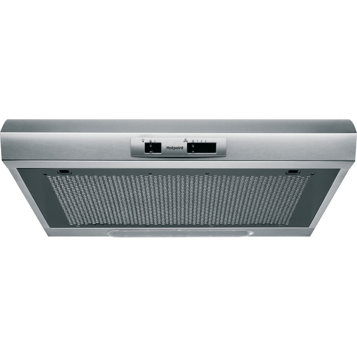 Hotpoint 60cm Visor Hood - Stainless Steel │PSLMO 65F LS X