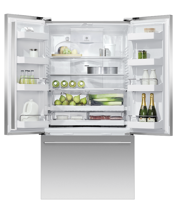 Fisher & Paykel Non Plumbed French Door Fridge Freezer-Stainless Steel│RF610ADX5