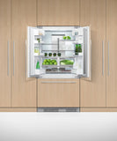 Fisher & Paykel 90cm Integrated French Door Fridge Freezer│RS90A2