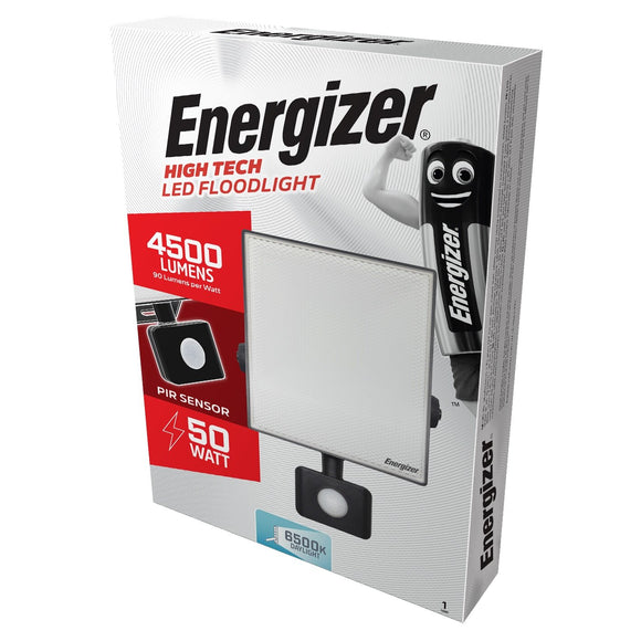 Energizer 50W LED Floodlight  with PIR | S10934