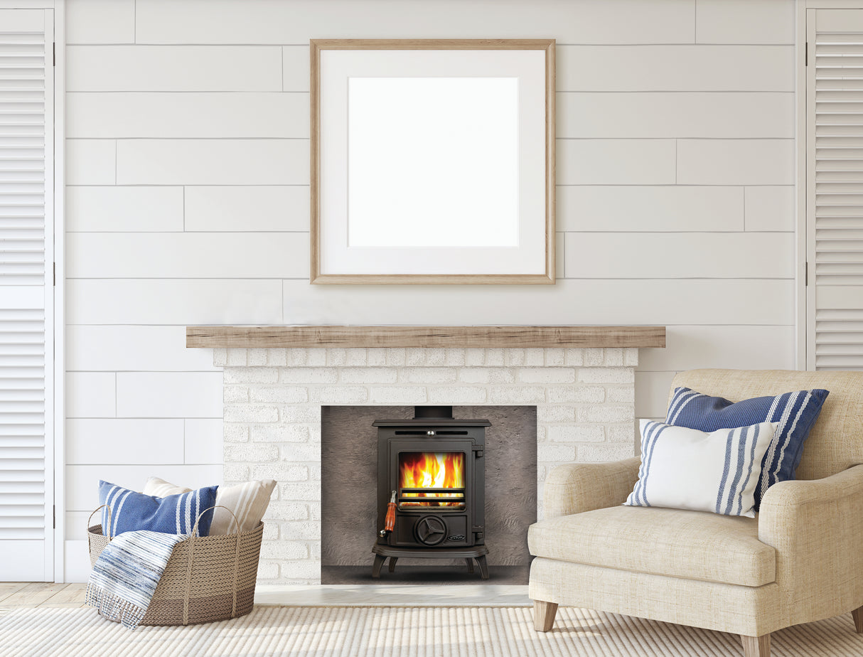 Waterford Stanley Oisin Eco Non-Boiler Solid Fuel Stove - Matt Black │ SSSNB