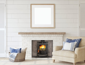 Waterford Stanley Oisin Eco Non-Boiler Solid Fuel Stove - Matt Black │ SSSNB