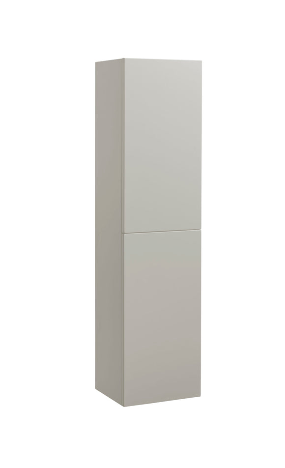 Light Grey Tall Boy Cabinet 2 Door Wall Column | TAVTACOLG