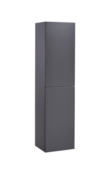 Storm Grey Tall Boy Cabinet 2 Door Wall Column | TAVTACOLTSG