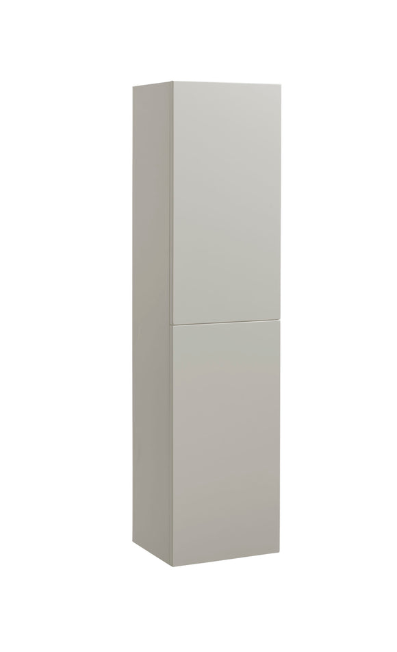 Gloss White Tall Boy Cabinet 2 Door Wall Column | TAVTACOLW