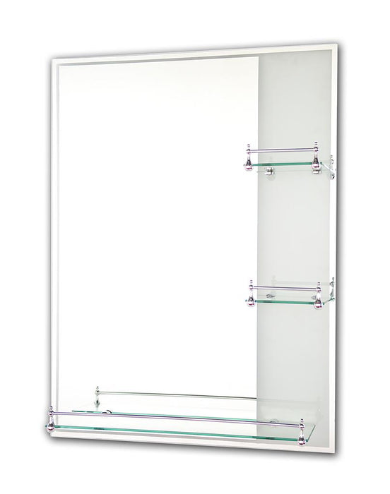 Tema Etched Mirror Rectangle With 3 Shelves │TE06SH3