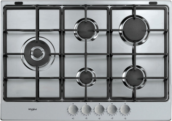 Whirlpool 73cm Gas Hob-Stainless Steel │TGML 761 IX