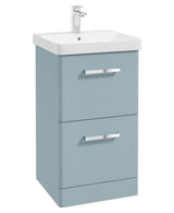 Kora 50cm Floor Standing 2 Drawer Vanity with Chrome Handles